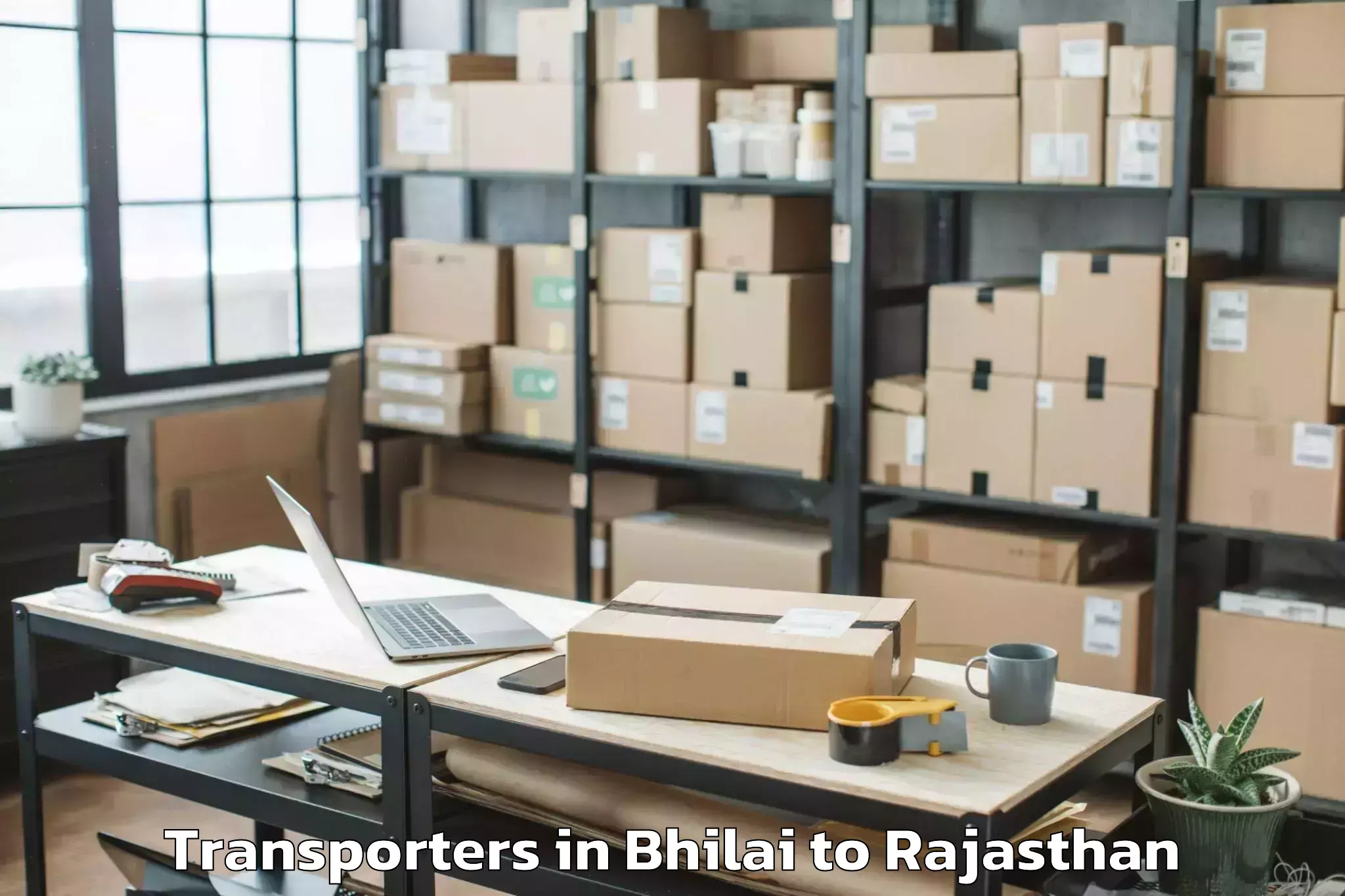 Easy Bhilai to Rajgarh Rajasthan Transporters Booking